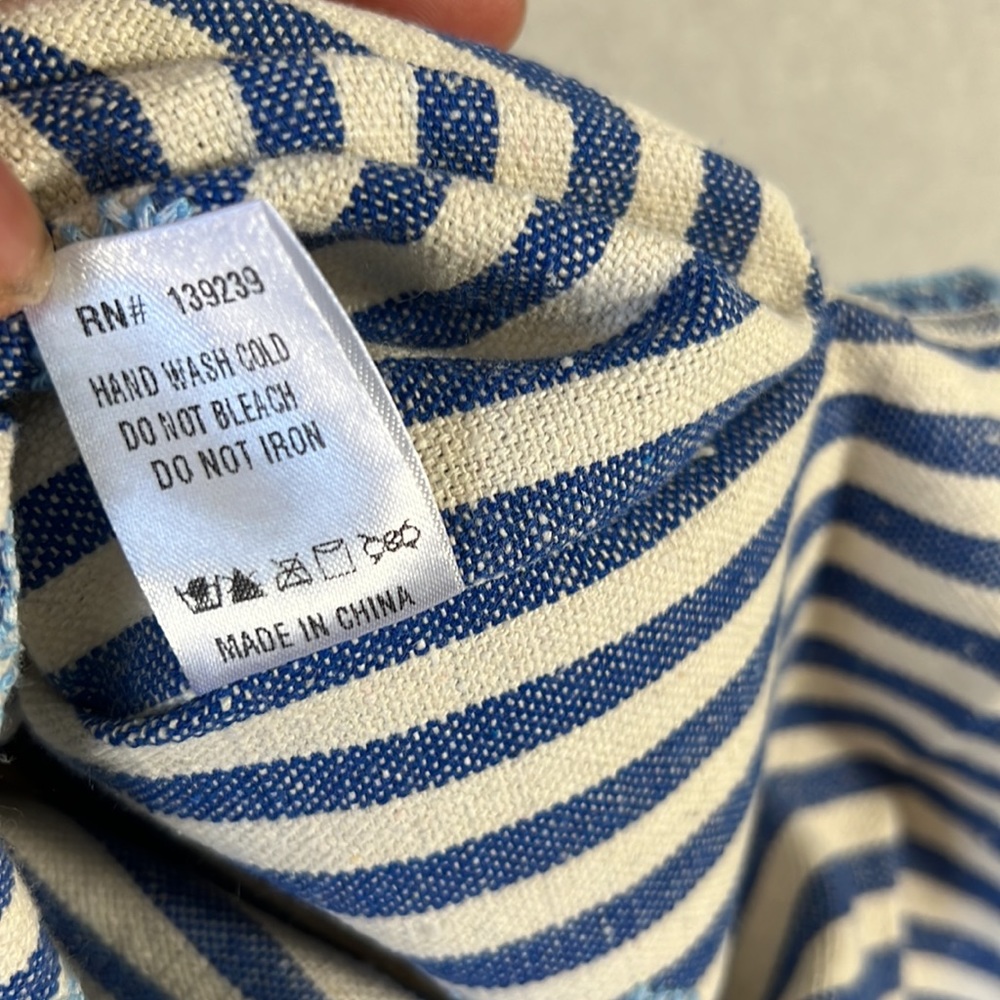 Tuckernuck Blue and White Striped Mini Dress - Picture 7 of 8
